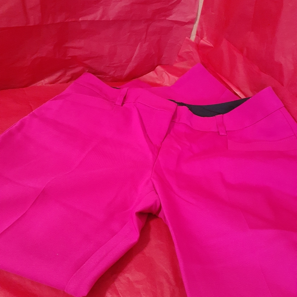 EXPRESS COLUMNIST PINK WOMENS TROUSERS PANTS 2L